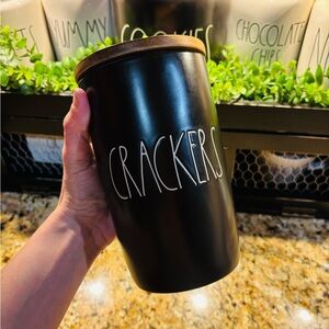 Rae Dunn “Crackers” Canister